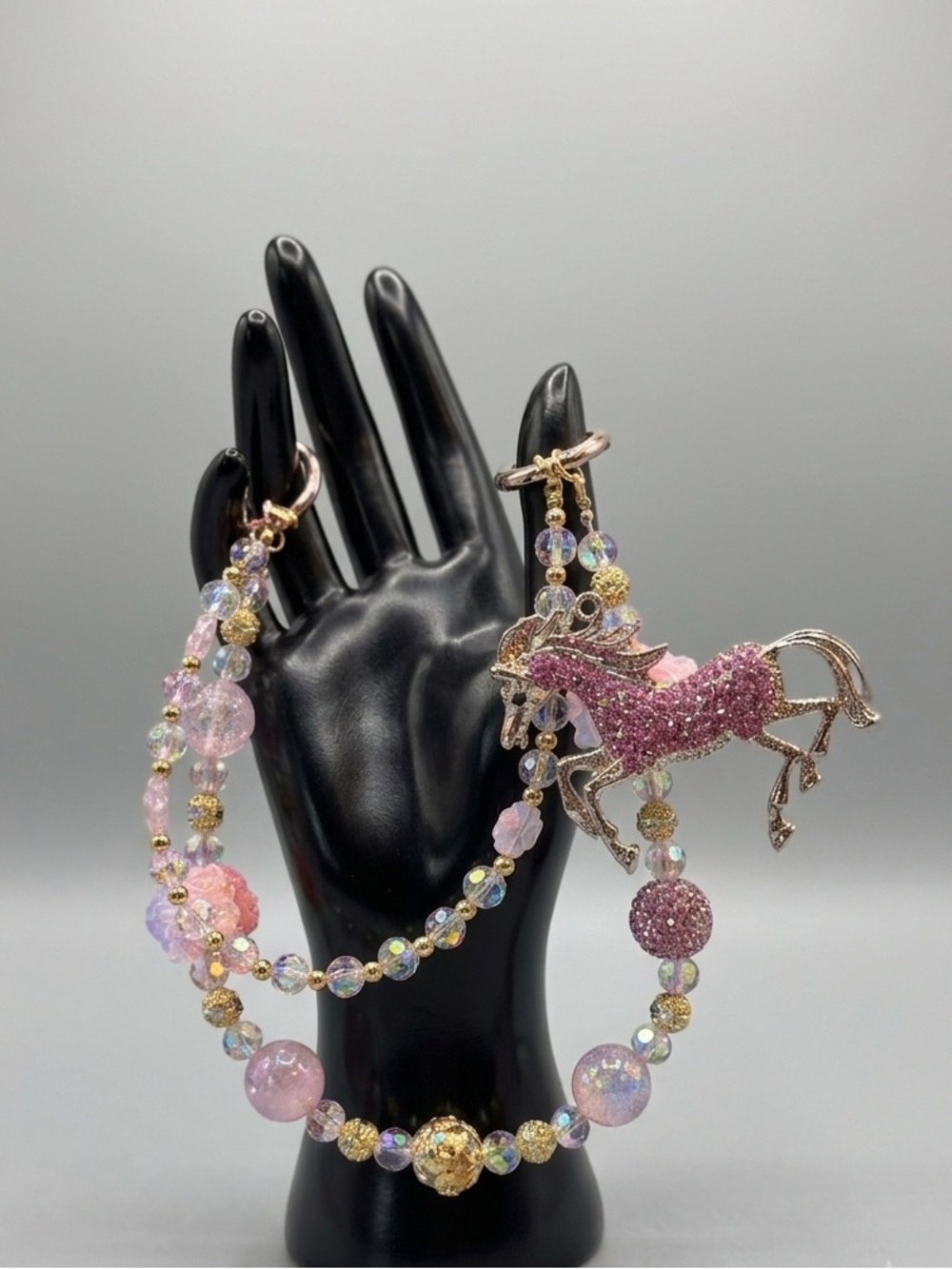 Pink Horse Purse Charm Bag Charm | Equestrian | Western | Cowgirl